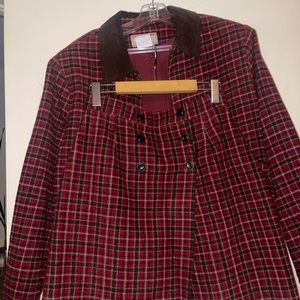 VINTAGE FLANNEL SKIRT SET